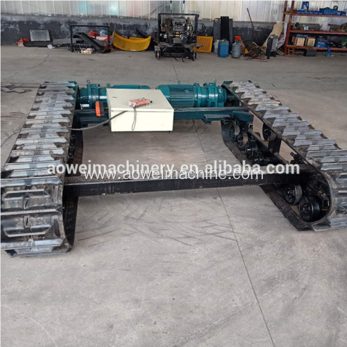 Cheap rubber track crawler chassis for tractors excavators
